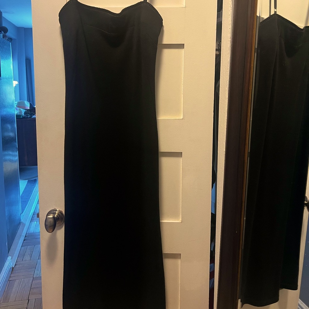 D&G Strapless Black Dress